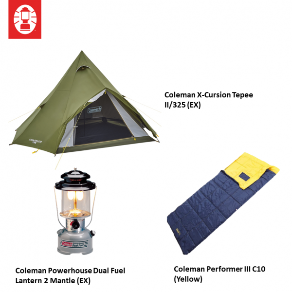 Coleman X-Cursion Tepee/325+ スタートパッケージ | CARAVANTEAM.COM